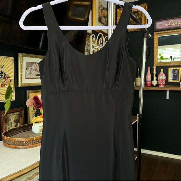 Vintage Black Tulip Maxi Dress - Picture 3 of 8